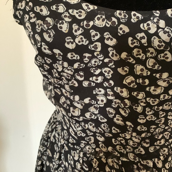 Sm Black/White Skull Dress - Picture 2 of 5
